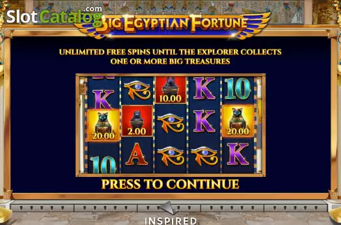 Скрин2. Big Egyptian Fortune слот
