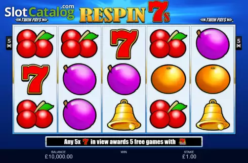 Скрин3. Respin 7s слот