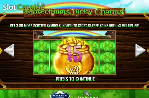 Скрин2. Leprechauns Lucky Charms слот