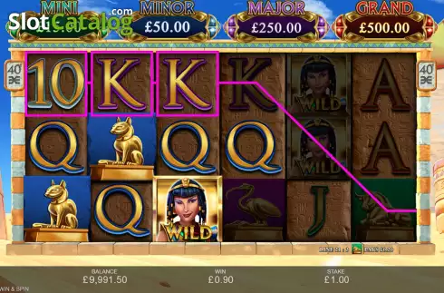 Скрин3. Scarab Fortunes Win and Spin слот