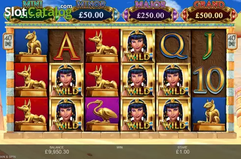 Скрин5. Scarab Fortunes Win and Spin слот