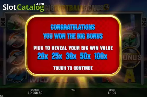 Скрин7. Big Football Bonus слот