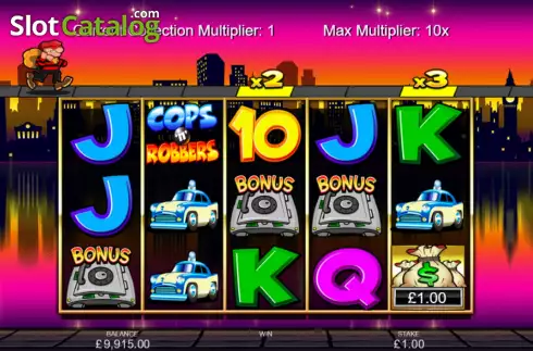 Скрин6. Cops ‘n’ Robbers Big Money слот