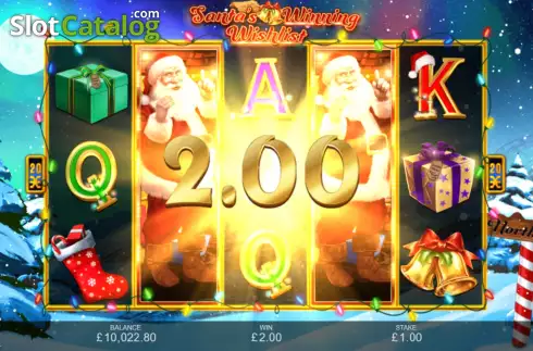 Скрин3. Santa's Winning Wishlist слот