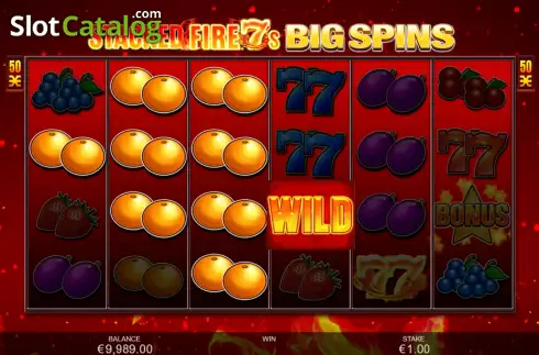 Скрин5. Stacked Fire 7s Big Spins слот