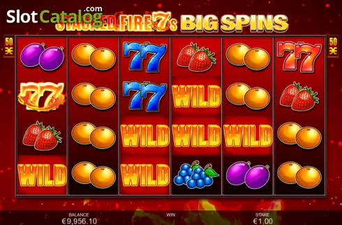 Скрин6. Stacked Fire 7s Big Spins слот