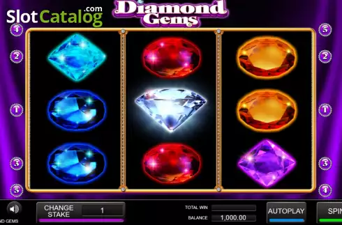 Скрин3. Diamond Gems слот