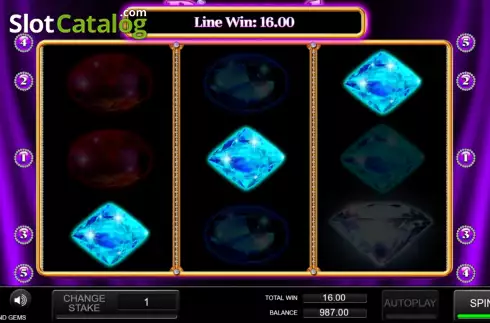Скрин4. Diamond Gems слот