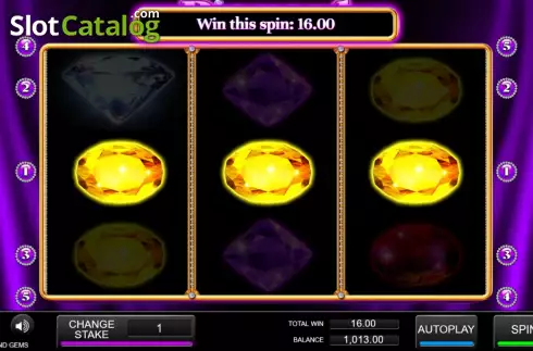 Скрин7. Diamond Gems слот