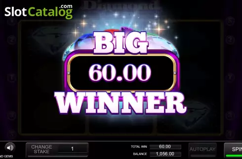 Скрин9. Diamond Gems слот