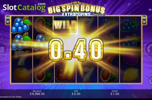 Скрин3. Big Spin Bonus Extra Spins слот