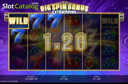 Скрин4. Big Spin Bonus Extra Spins слот