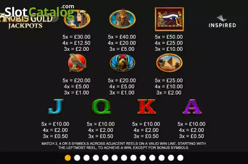 Скрин4. Anubis Gold Jackpots слот