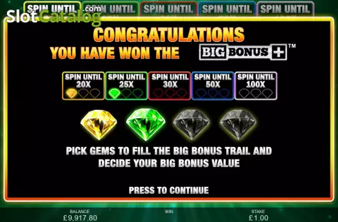 Скрин9. Big Bonus Booster слот