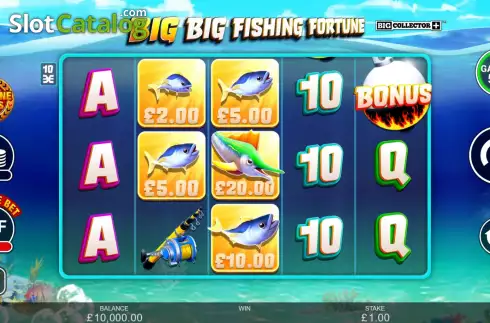 Скрин3. Big Big Fishing Fortune слот