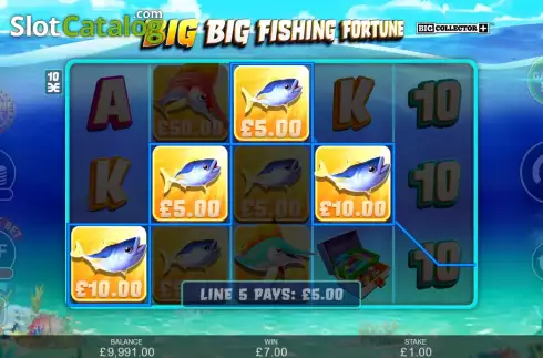 Скрин4. Big Big Fishing Fortune слот