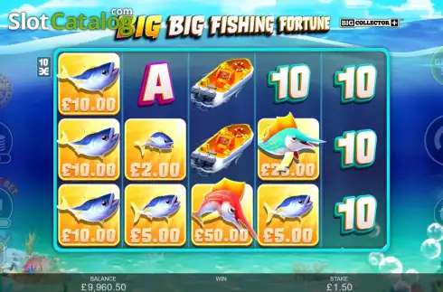 Скрин5. Big Big Fishing Fortune слот