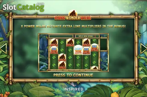 Скрин2. Kong Wonder Wilds слот