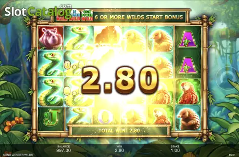 Скрин4. Kong Wonder Wilds слот