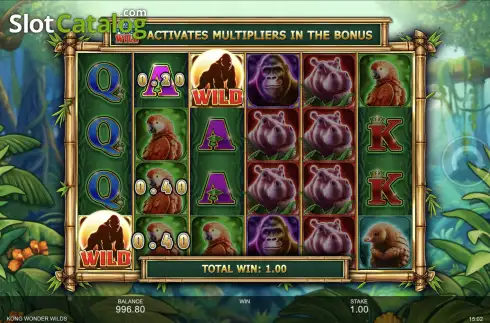 Скрин5. Kong Wonder Wilds слот