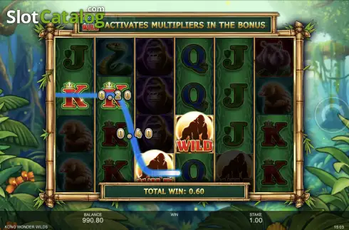Скрин6. Kong Wonder Wilds слот