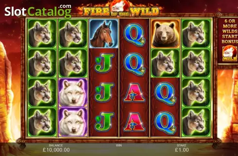 Скрин2. Fire of the Wild слот