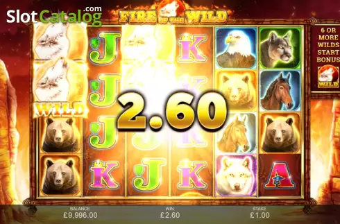 Скрин3. Fire of the Wild слот