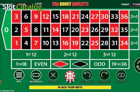 Скрин3. 20p Boost Roulette слот