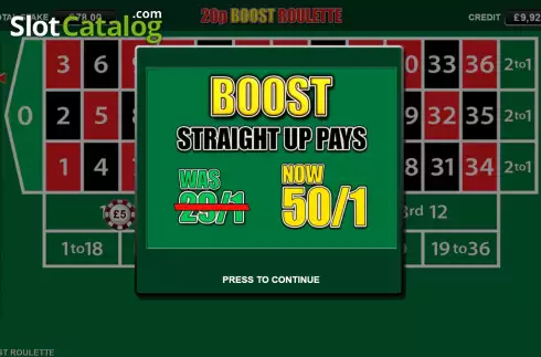 Скрин5. 20p Boost Roulette слот