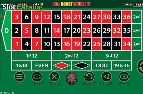 Скрин8. 20p Boost Roulette слот