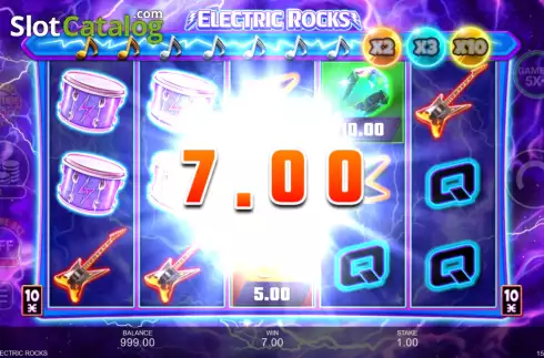 Скрин3. Electric Rocks слот
