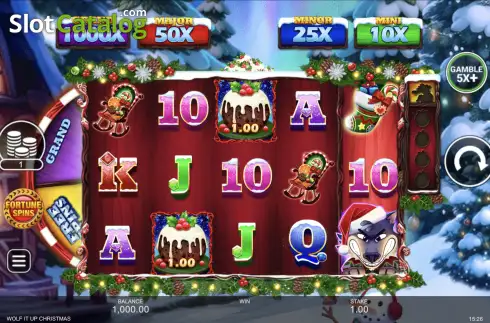 Скрин2. Wolf it Up! Christmas слот