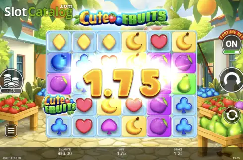 Скрин4. Cute Fruits слот