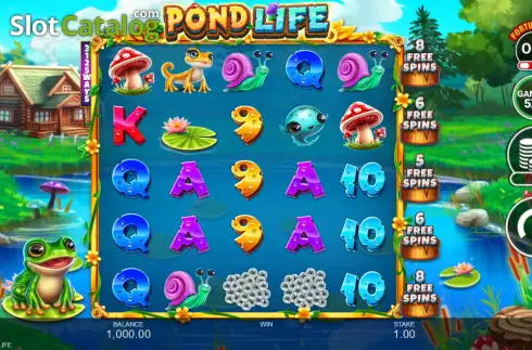 Скрин2. Pond Life слот