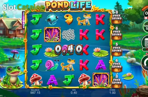Скрин3. Pond Life слот