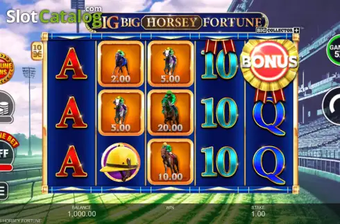 Скрин2. Big Big Horsey Fortune слот