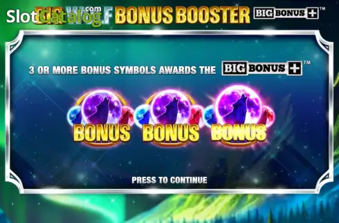 Скрин2. Big Wolf Bonus Booster слот