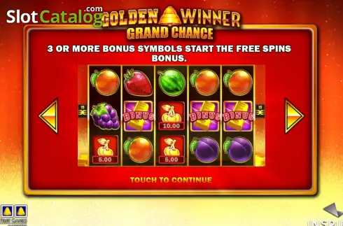 Скрин2. Golden Winner Grand Chance слот