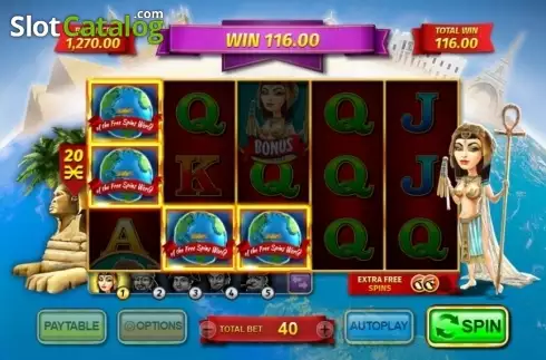 Скрин9. Leaders of the Free Spins World слот