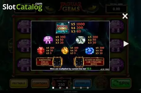 Скрин9. Jaguar Gems слот