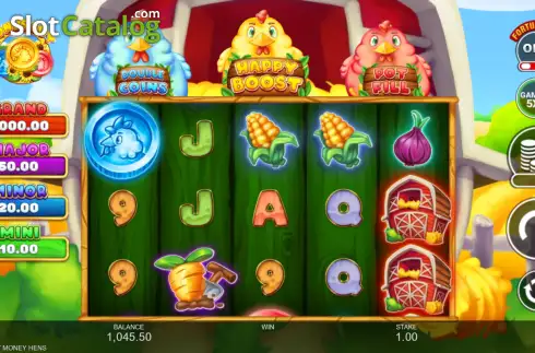 Скрин2. Happy Money Hens слот