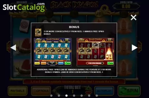 Скрин7. Black Dragon слот