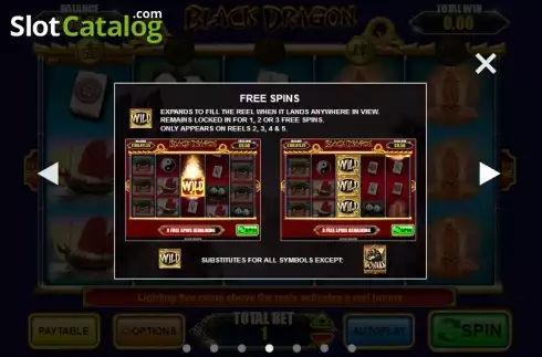 Скрин8. Black Dragon слот