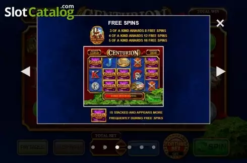Скрин8. Centurion Free Spins слот
