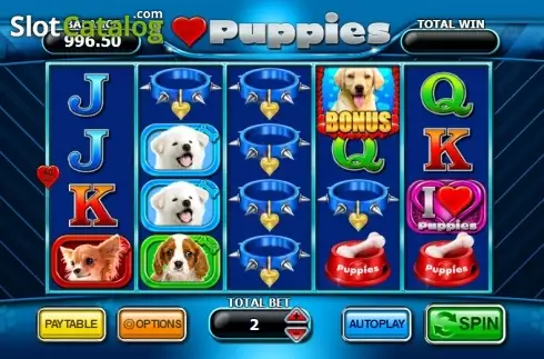 Скрин2. I Heart Puppies слот