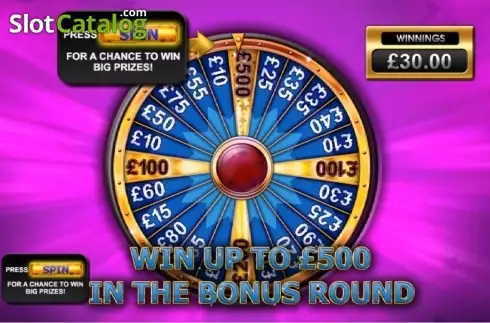 Скрин3. £500 Wheel Roulette слот