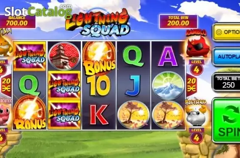 Скрин4. Lightning Squad слот