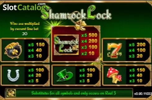 Скрин2. Shamrock Lock слот