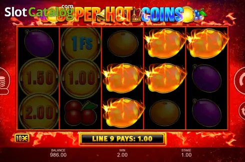 Скрин3. Super Hot Coins слот