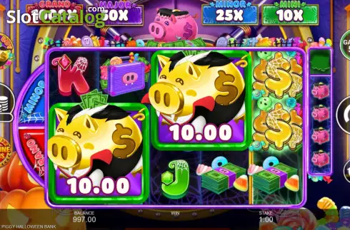 Скрин2. Bigger Piggy Halloween Bank слот